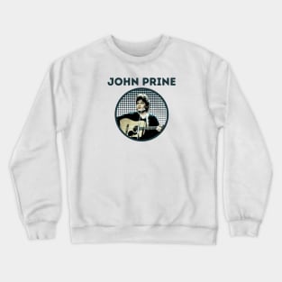 john prine || dark green Crewneck Sweatshirt